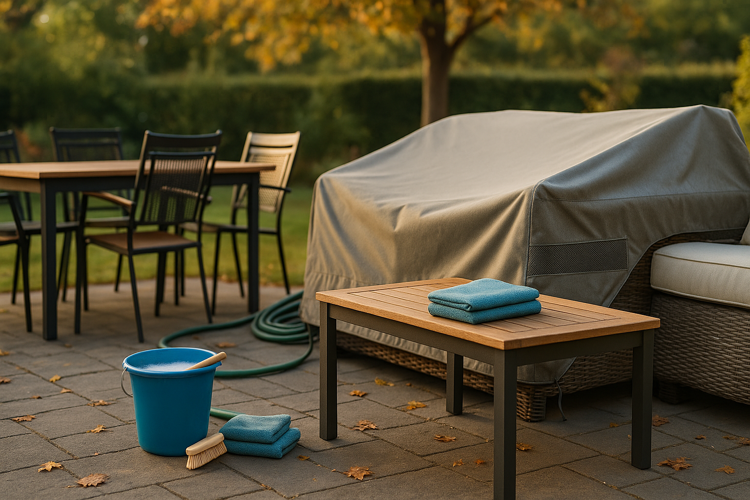 Protéger son salon de jardin avant l'automne : la méthode 20-minutes